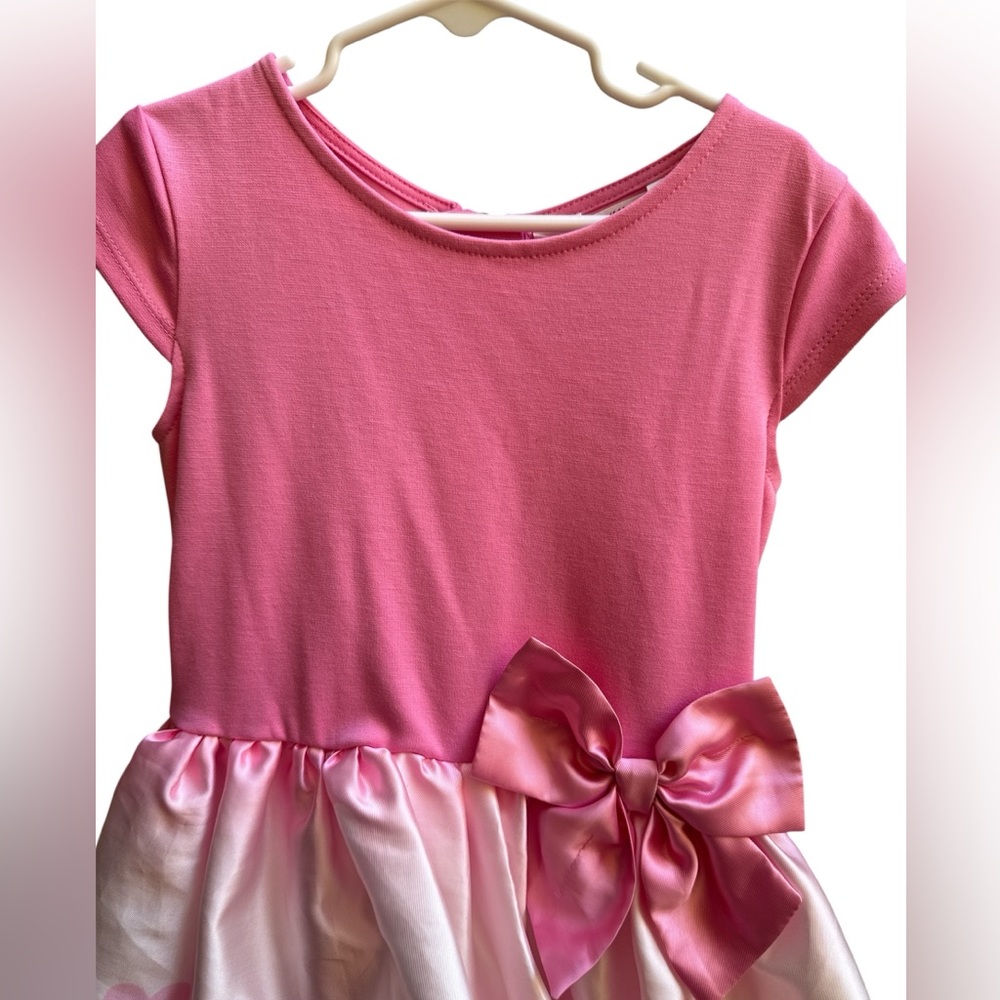 H&M Girls White & Pink Heart Dress 6X/7 | Easter, Valentine’s, Birthday Outfit - Picture 2 of 8